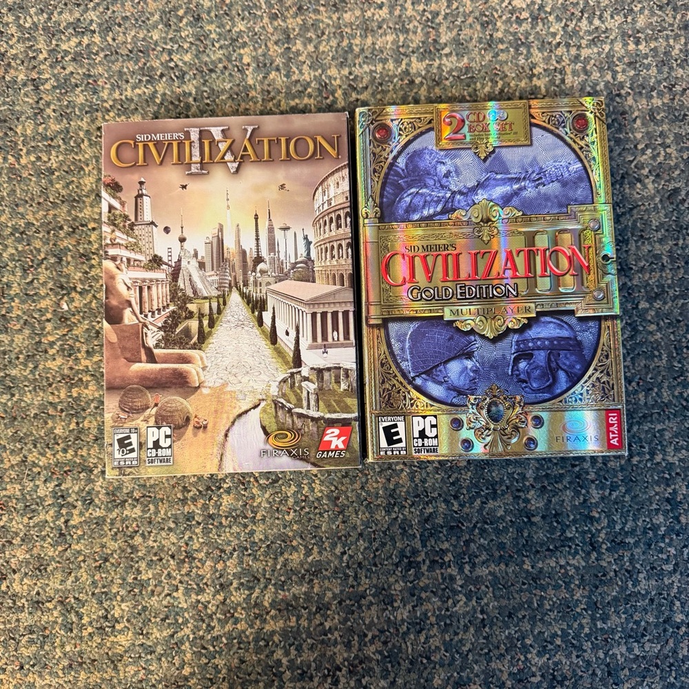Sid Meier's Civilization IV and II PC Games